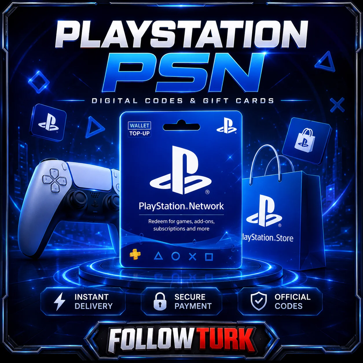 PlayStation Network (PSN) Gift Cards
