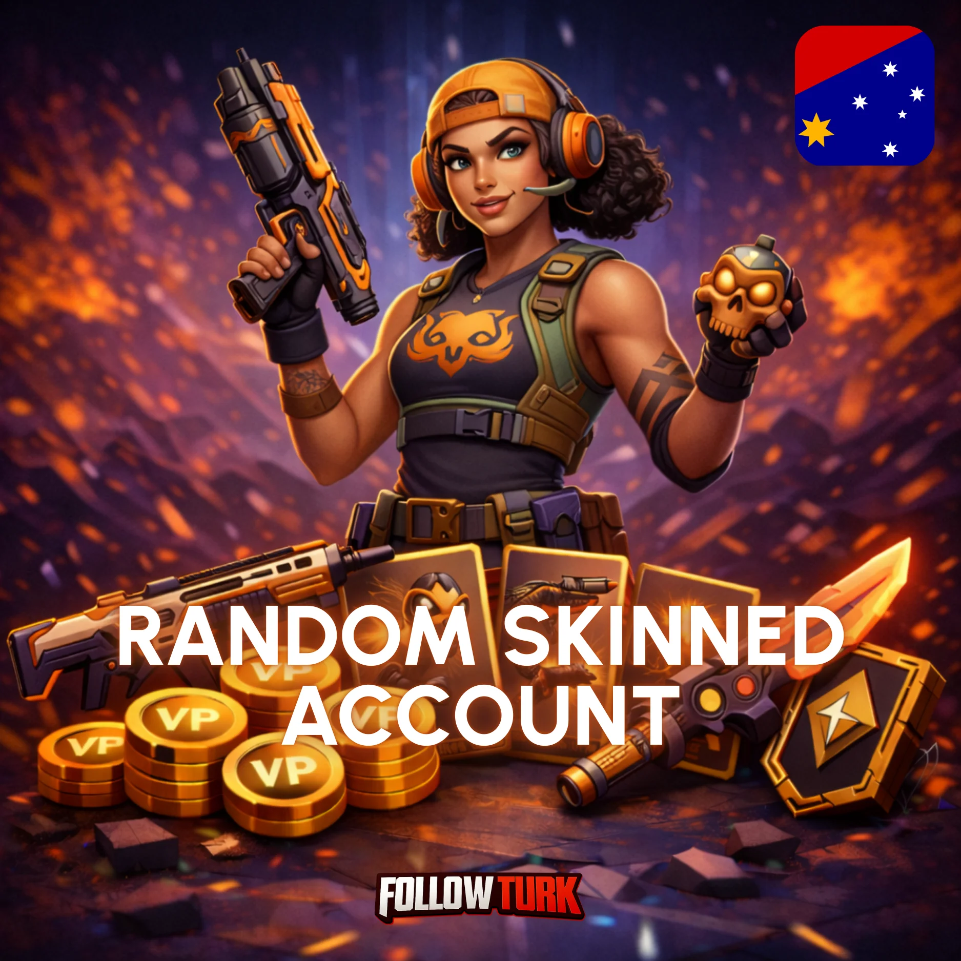 AP - Akun Valorant Asia Pasifik Skin Acak - Akses Penuh - FollowTurk