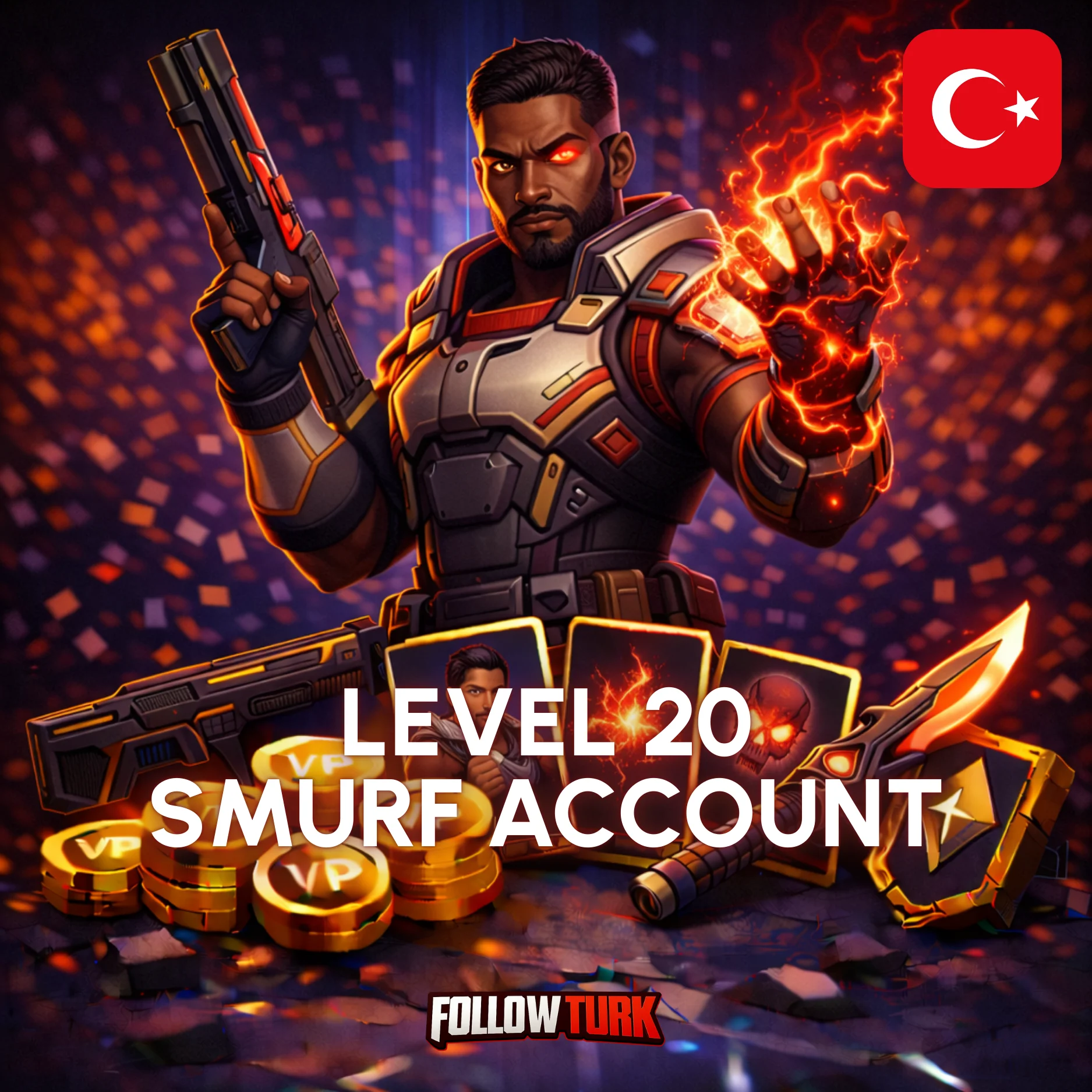 Akun Smurf Turki (TR) untuk Valorant