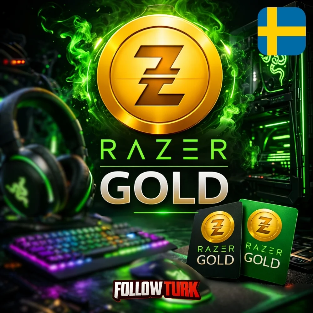 Razer Gold Swedia - SEK - FollowTurk