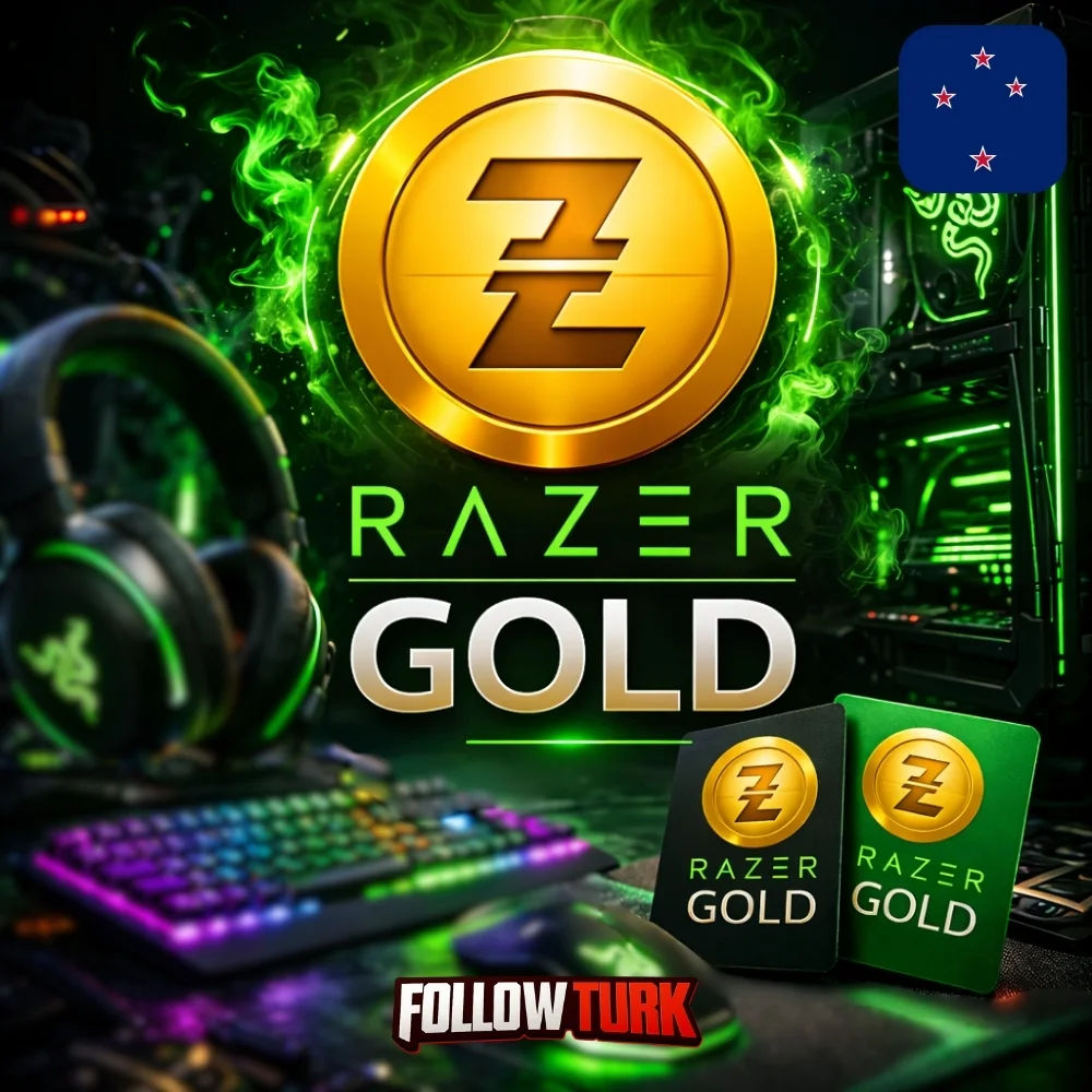 Razer Gold Selandia Baru - NZD - FollowTurk