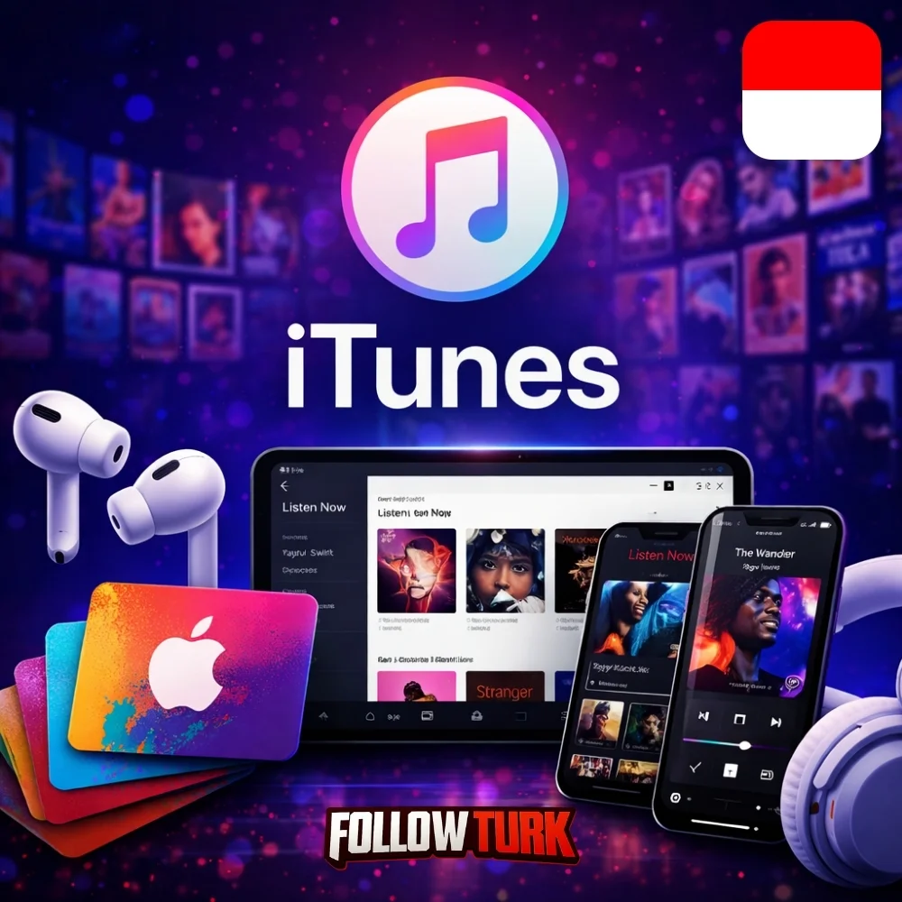 iTunes Indonesia - Gift Card IDR - FollowTurk