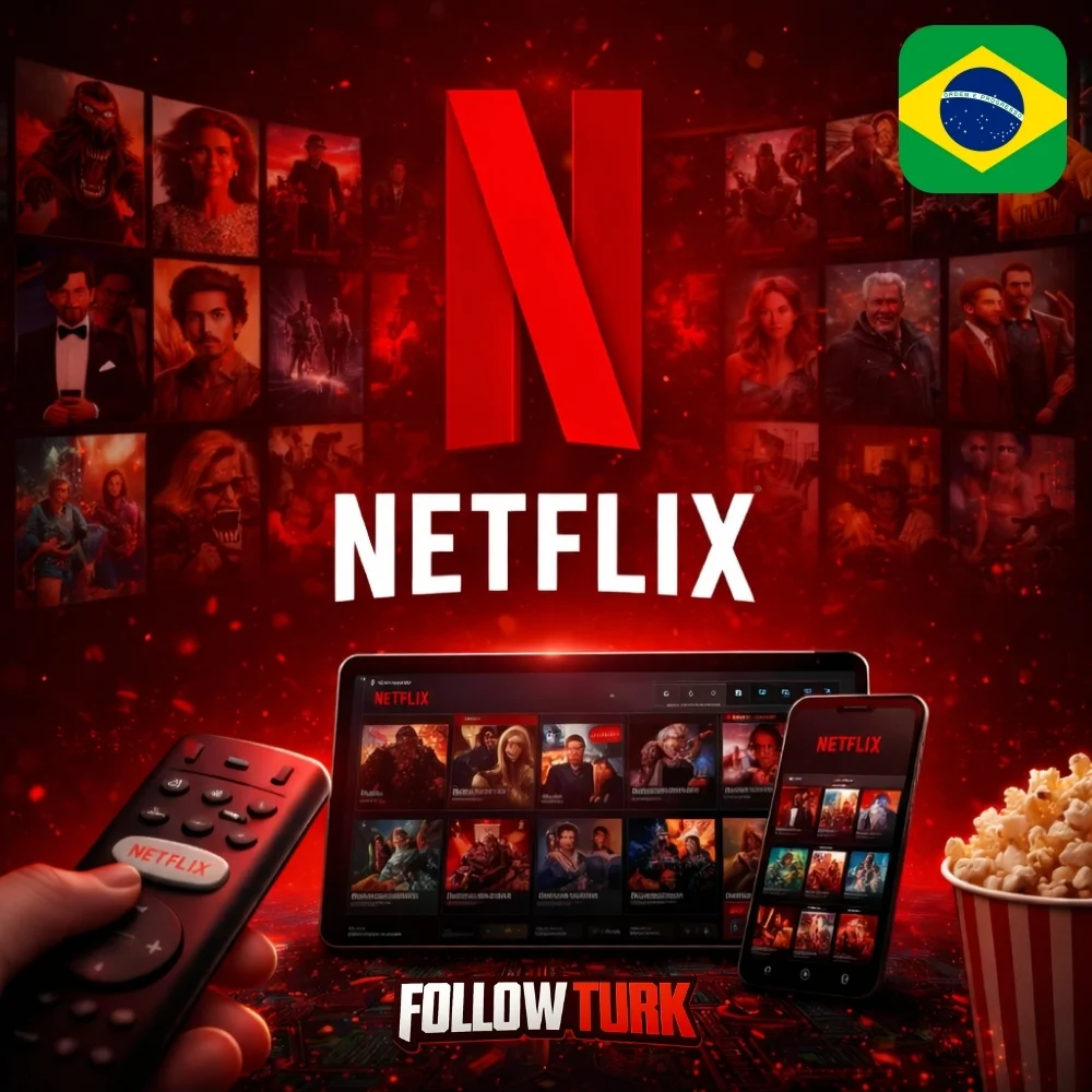 Kartu Hadiah Netflix Brasil - BRL - FollowTurk