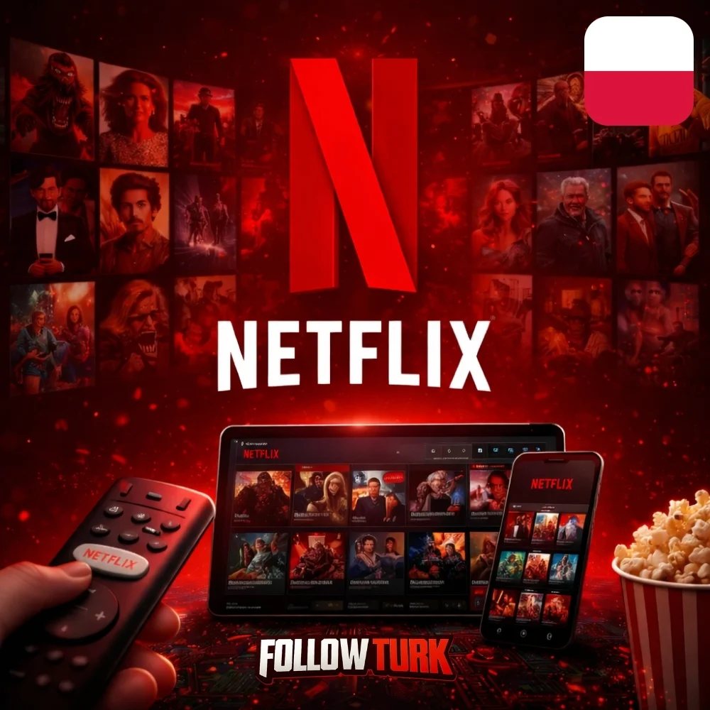 Gift Card Netflix Poland - PLN - FollowTurk