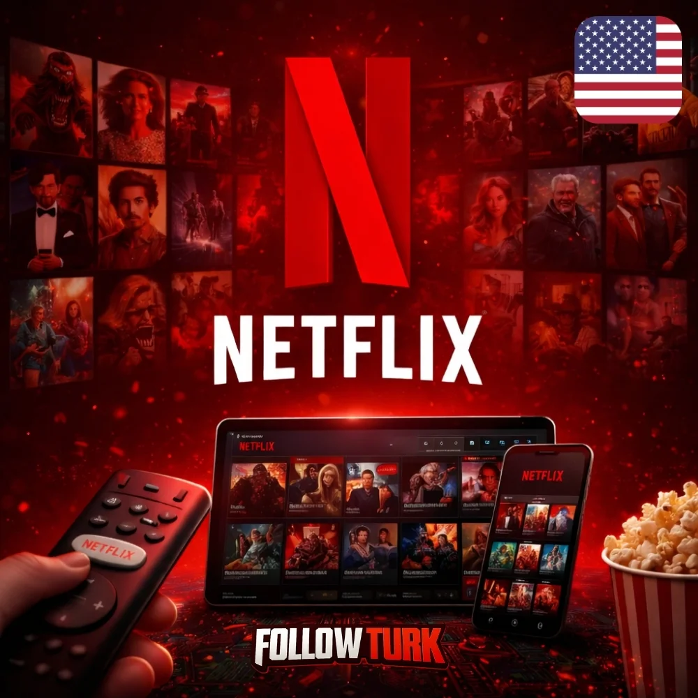 Netflix USA - Gift Card USD - FollowTurk