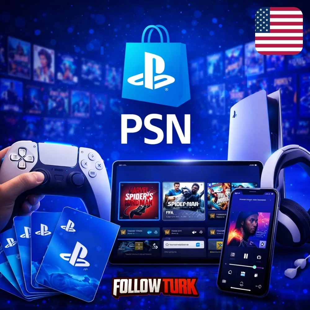 PlayStation USA - PSN Gift Card - FollowTurk