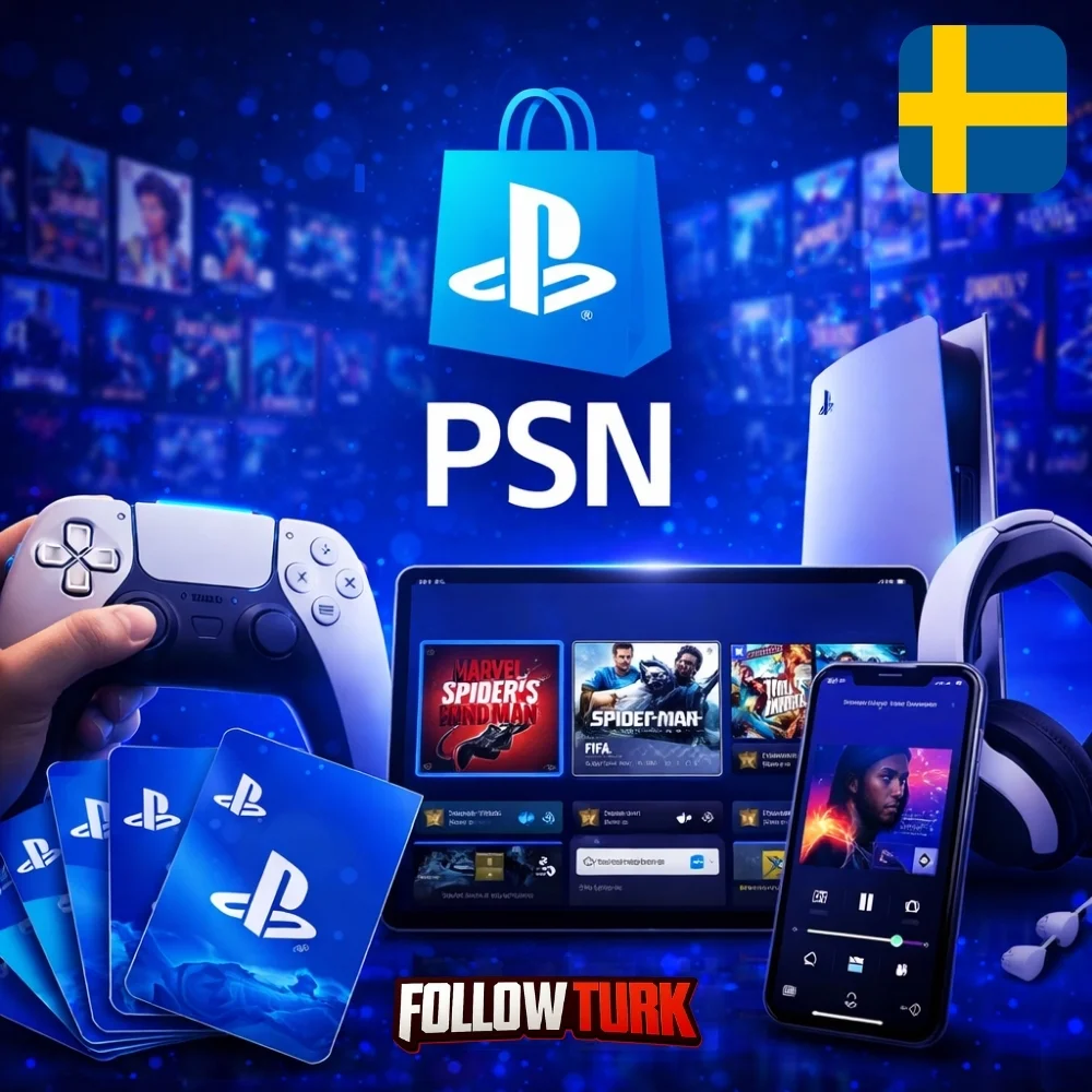 PlayStation Swedia - Kartu Hadiah PSN - FollowTurk