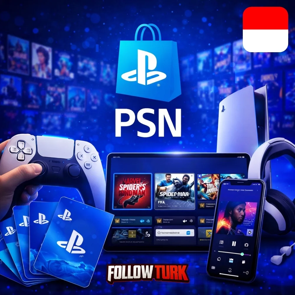 PlayStation Indonesia - PSN Gift Card - FollowTurk