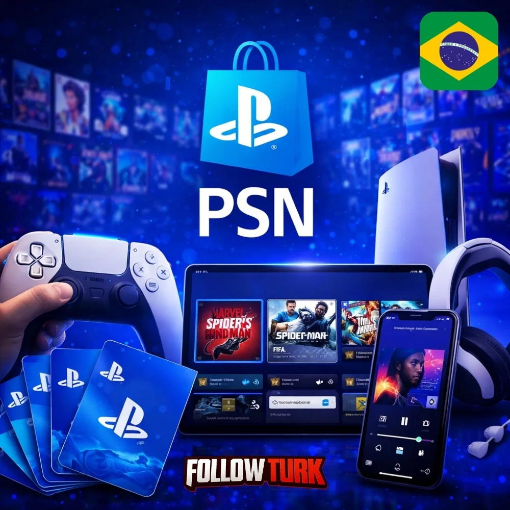 PlayStation Brasil - Gift Card PSN - FollowTurk