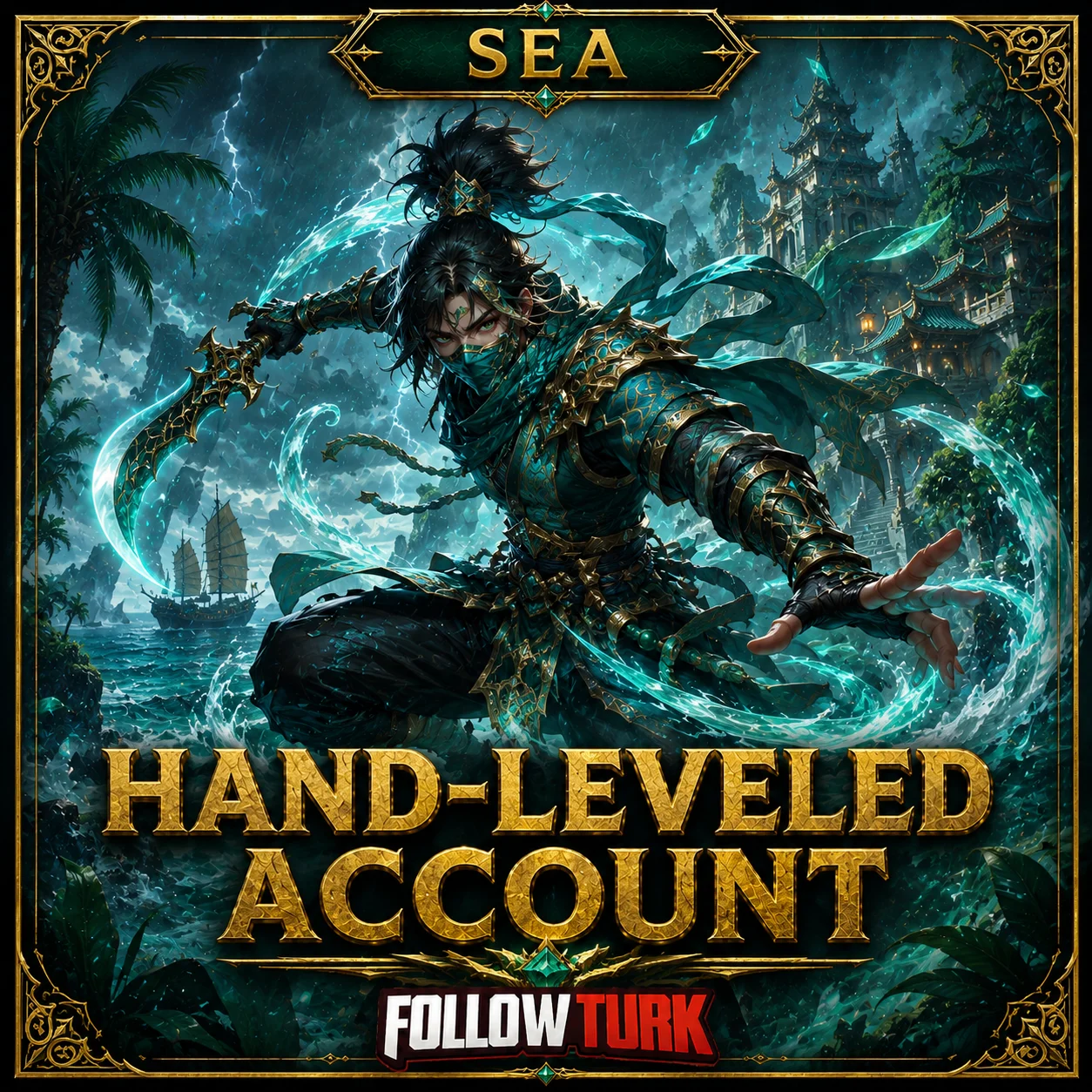 SEA - Akun Legend Naik Level Manual - FollowTurk