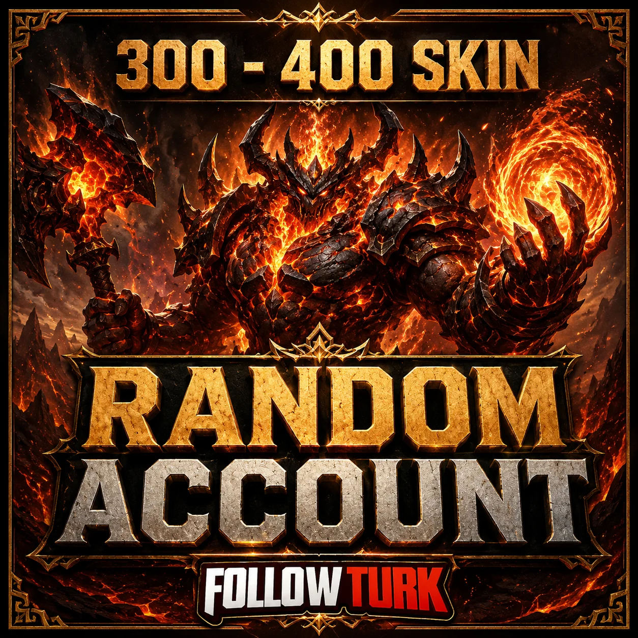 Akun Legend Acak 300–400 Skin - FollowTurk