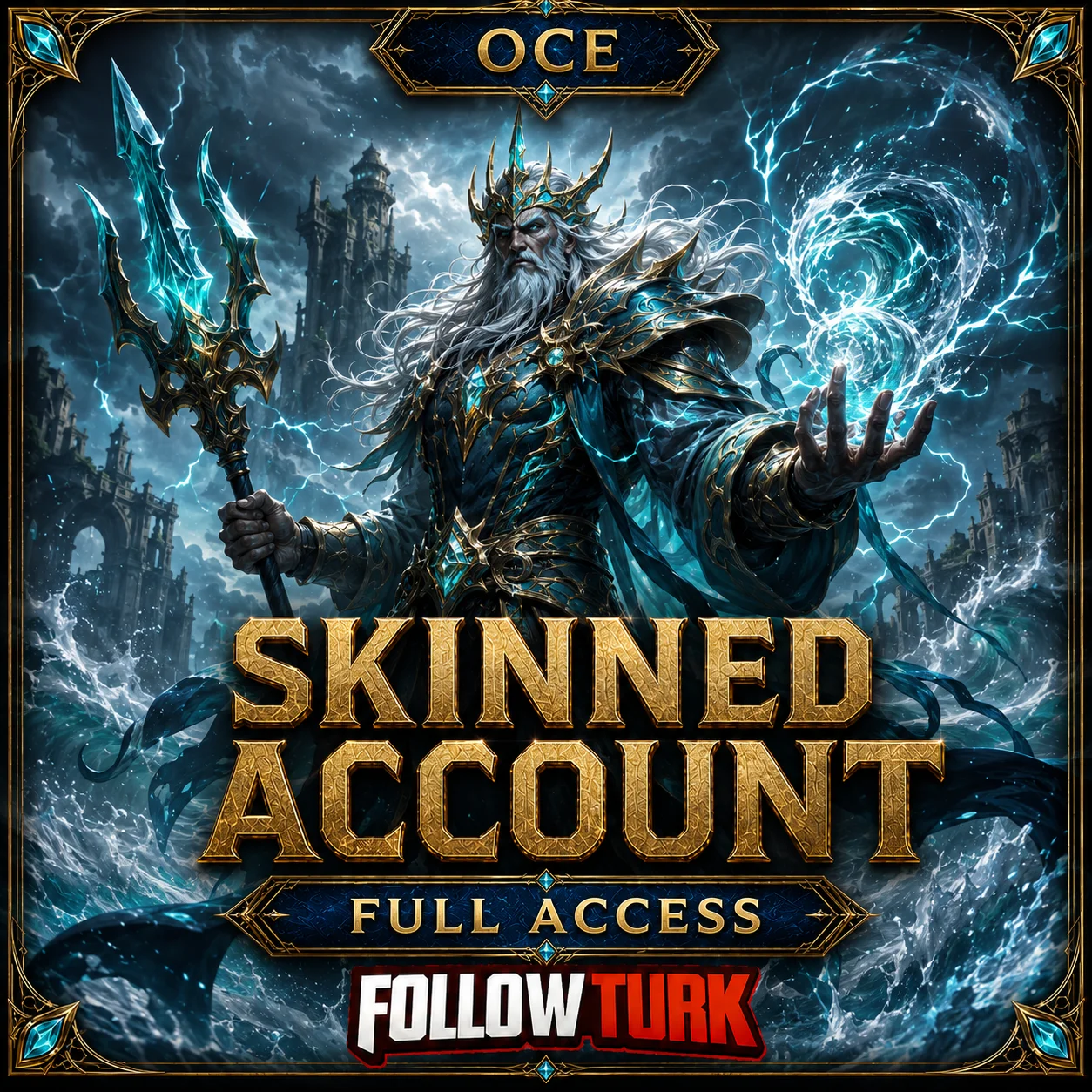 Akun Legend OCE Skinned Full Access - FollowTurk