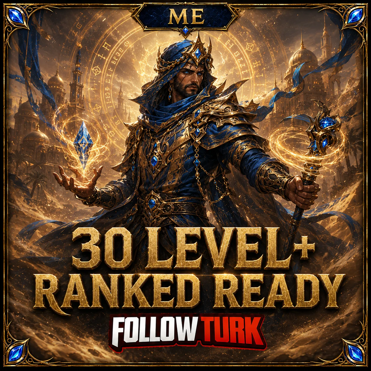 ME - 30 Level+ Siap Ranked - FollowTurk