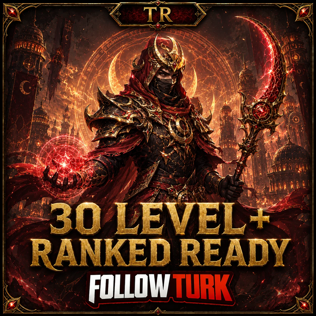 TR - 30 Level+ Siap Ranked - FollowTurk