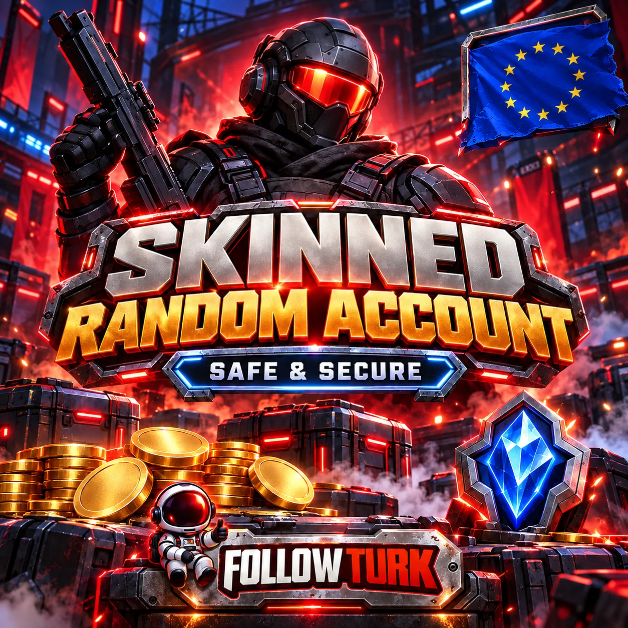 EU - Akun Valo Skin Acak Eropa - Akses Penuh - FollowTurk