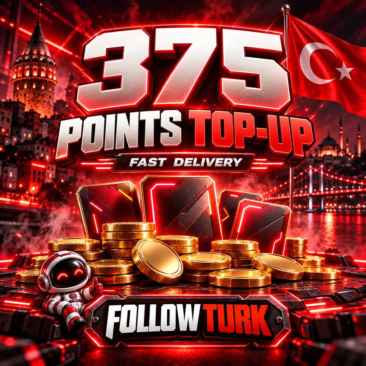 Valo Points Turki 375 VP - FollowTurk