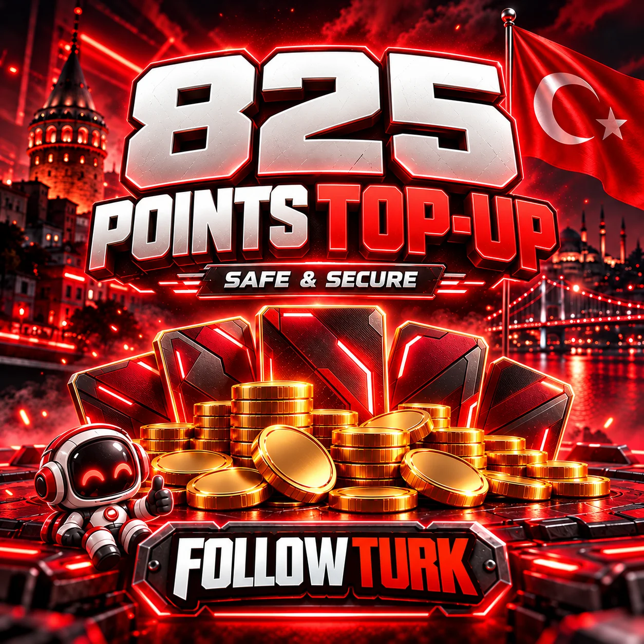 Valo Points Turki 825 VP - FollowTurk