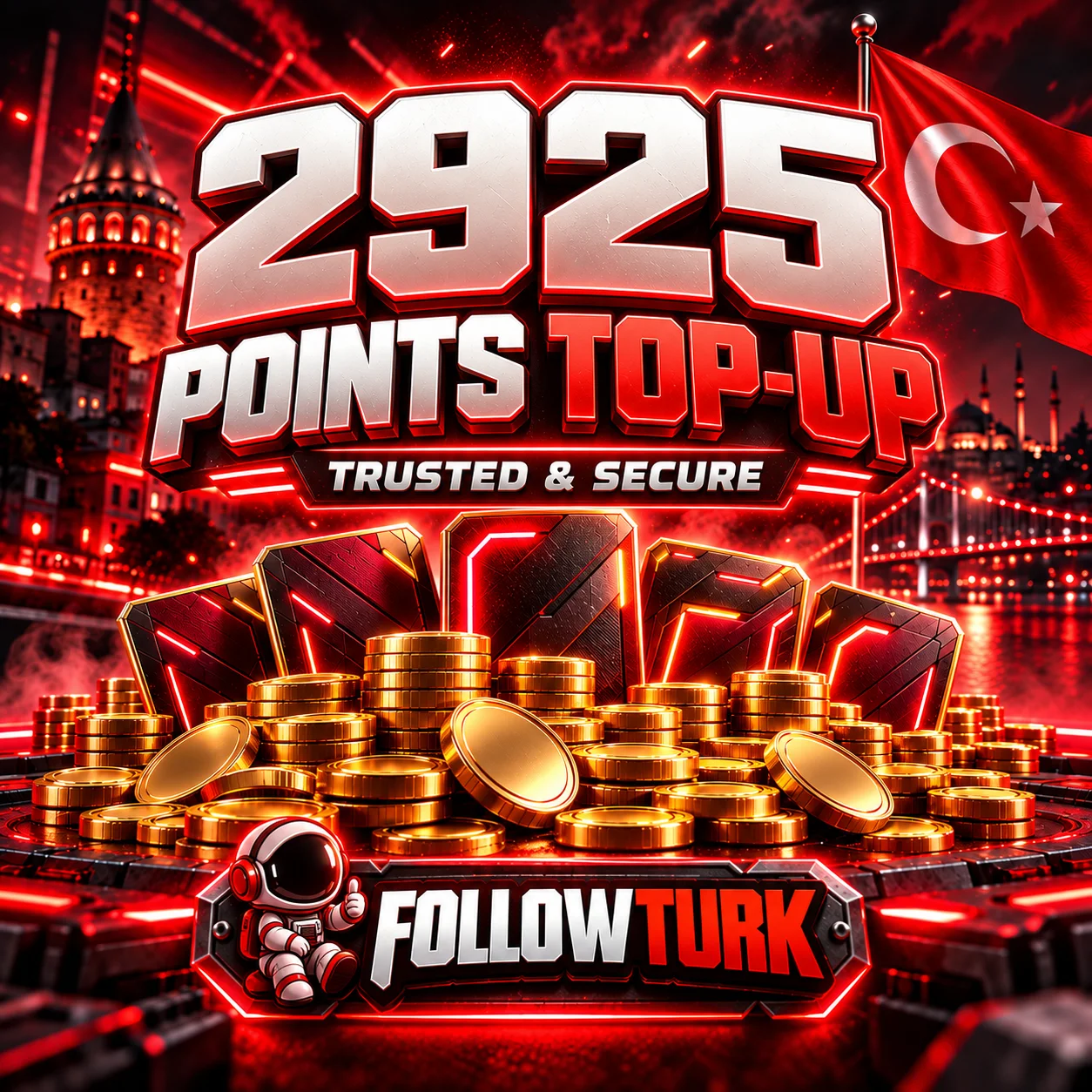 Valo Points Turki 2925 VP - FollowTurk