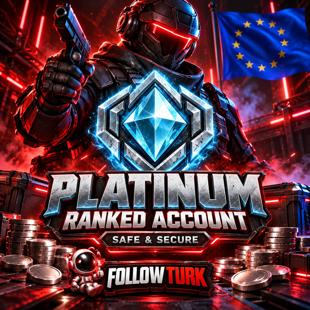 Eropa - Akun Platinum EU - FollowTurk