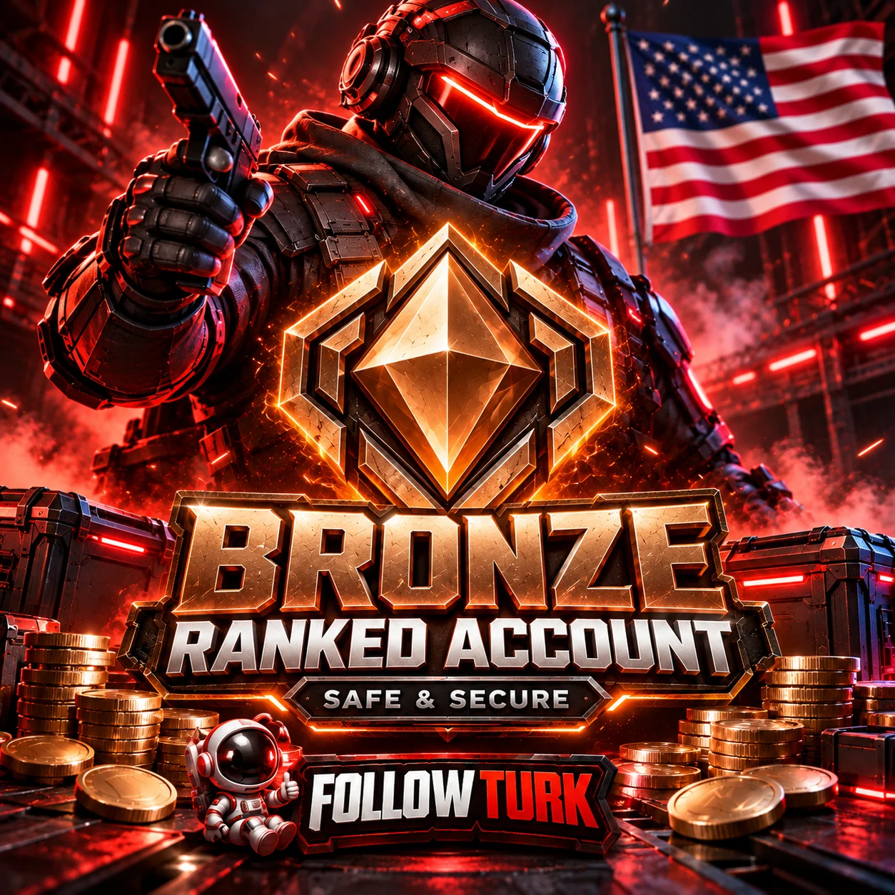 Amerika Utara - Akun Bronze NA - FollowTurk