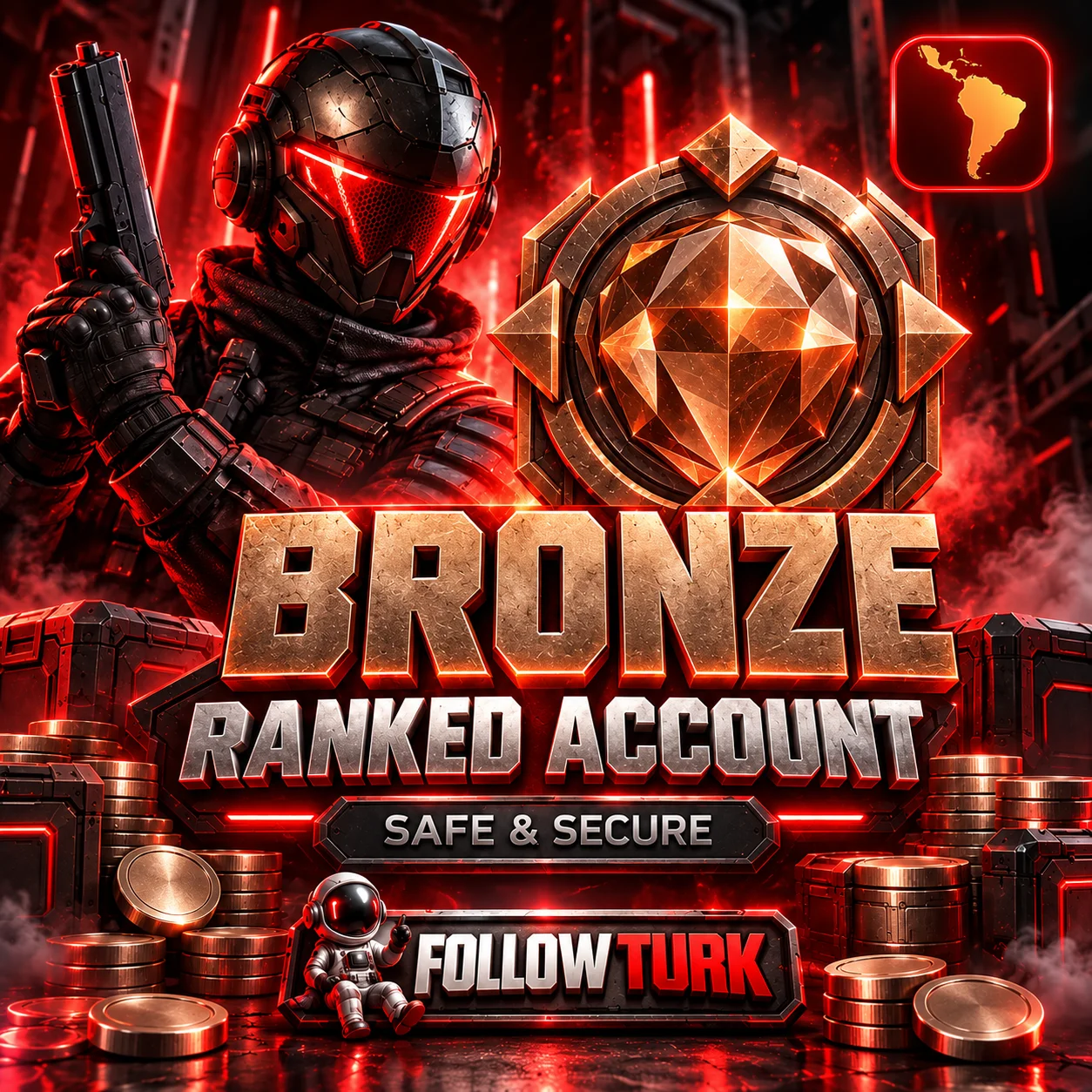 Akun Bronze Valo Latin America (LA) - FollowTurk