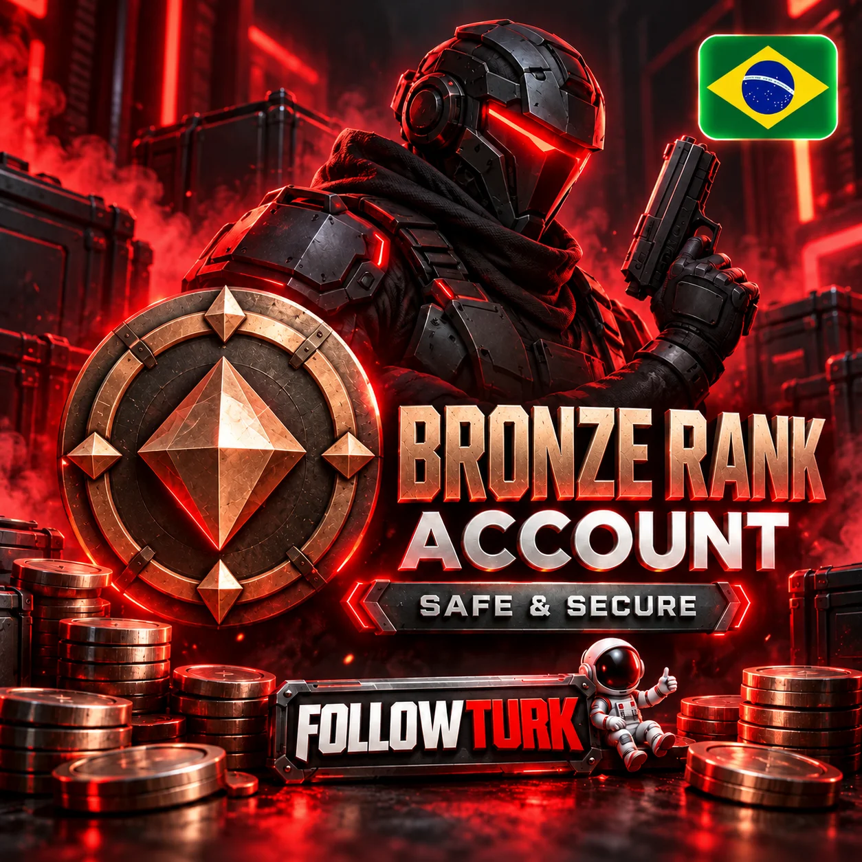 Brasil - Akun Bronze BR - FollowTurk