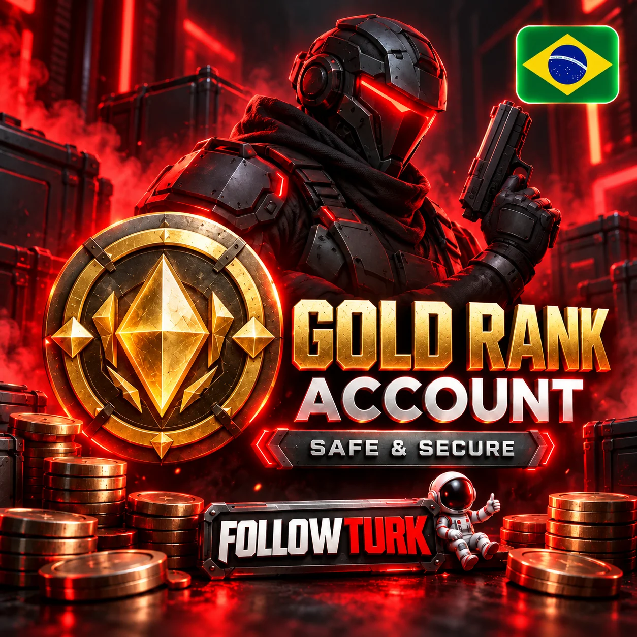 Brasil - Akun BR Gold - FollowTurk